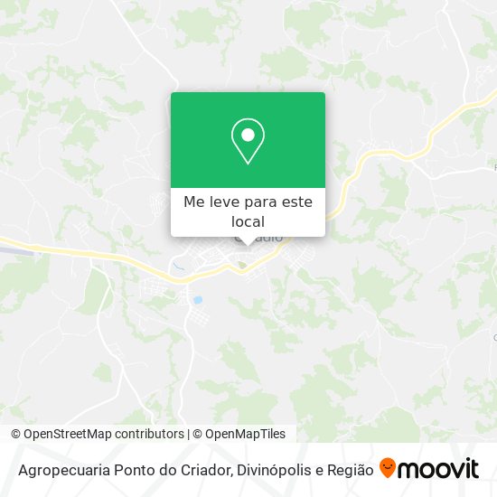 Agropecuaria Ponto do Criador mapa