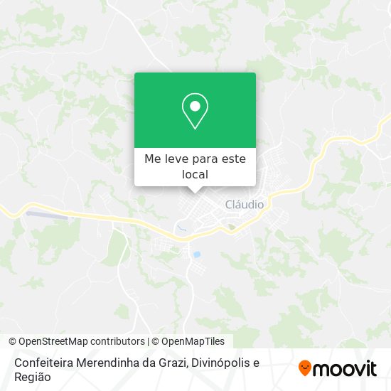 Confeiteira Merendinha da Grazi mapa