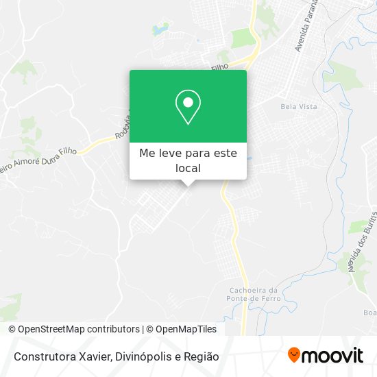Construtora Xavier mapa