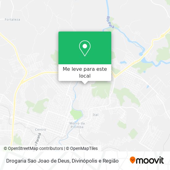 Drogaria Sao Joao de Deus mapa