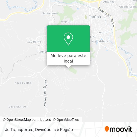 Jc Transportes mapa