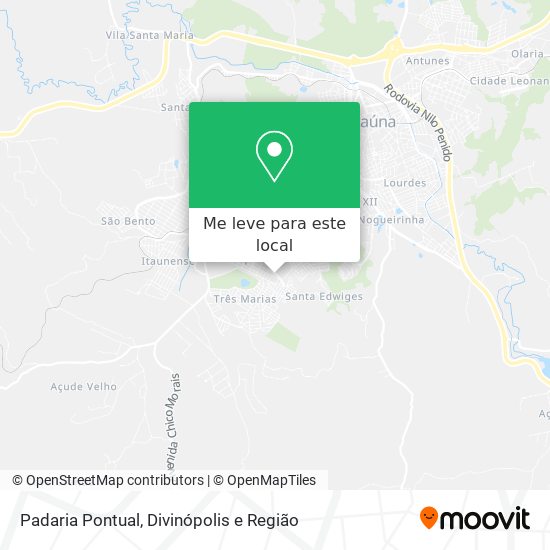 Padaria Pontual mapa