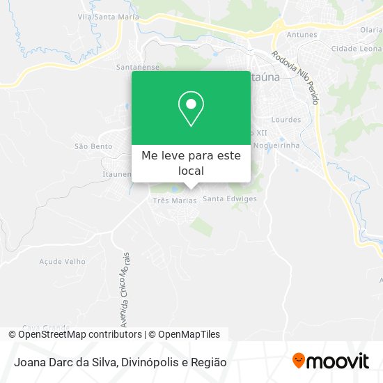 Joana Darc da Silva mapa