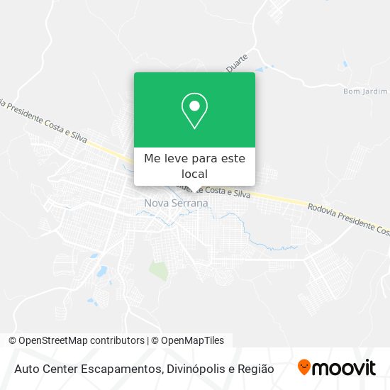 Auto Center Escapamentos mapa