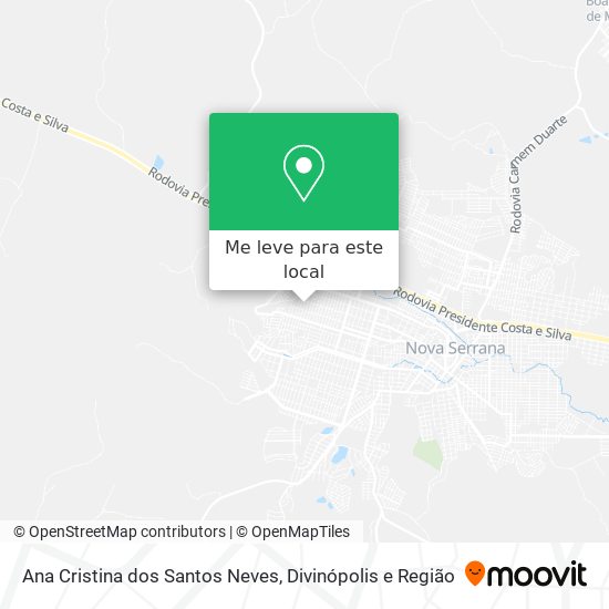 Ana Cristina dos Santos Neves mapa