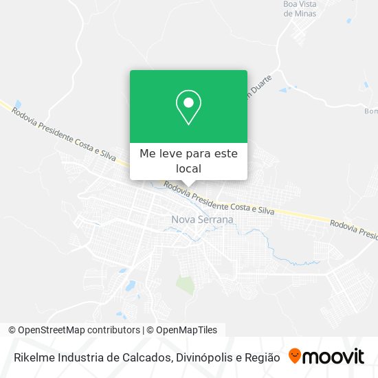 Rikelme Industria de Calcados mapa