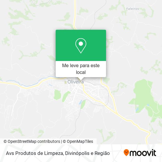 Avs Produtos de Limpeza mapa