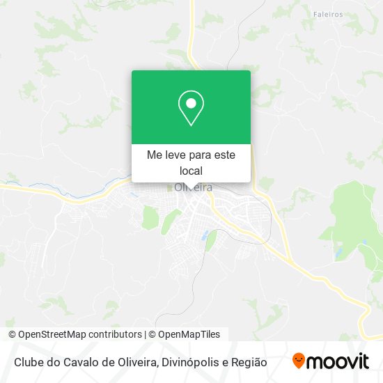 Clube do Cavalo de Oliveira mapa