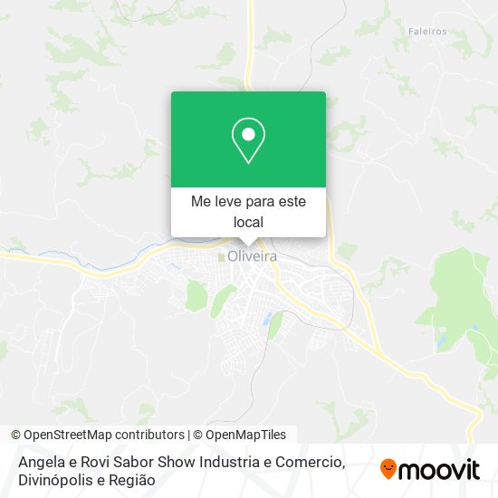 Angela e Rovi Sabor Show Industria e Comercio mapa