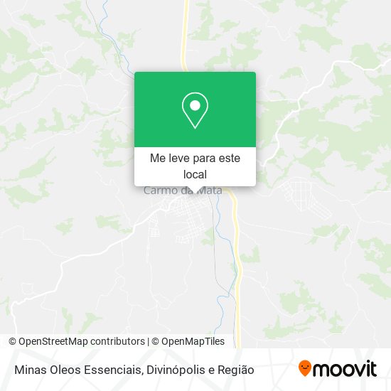 Minas Oleos Essenciais mapa