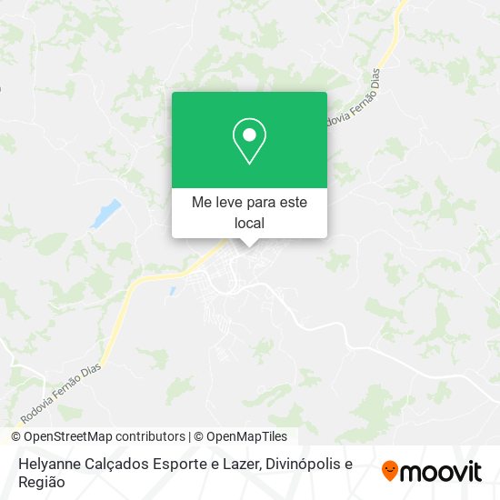 Helyanne Calçados Esporte e Lazer mapa