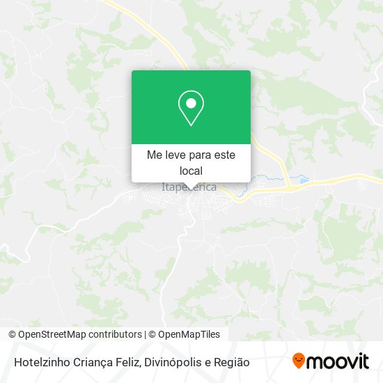 Hotelzinho Criança Feliz mapa