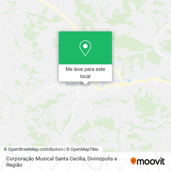 Corporação Musical Santa Cecília mapa