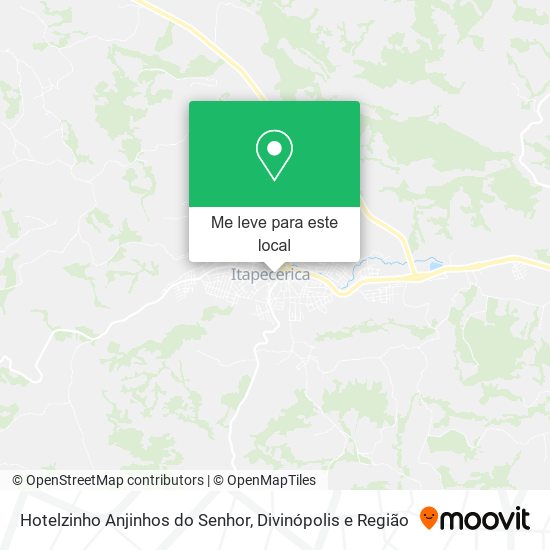 Hotelzinho Anjinhos do Senhor mapa