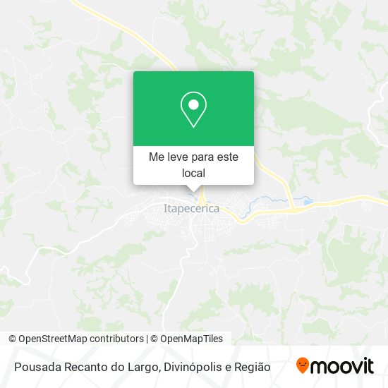 Pousada Recanto do Largo mapa