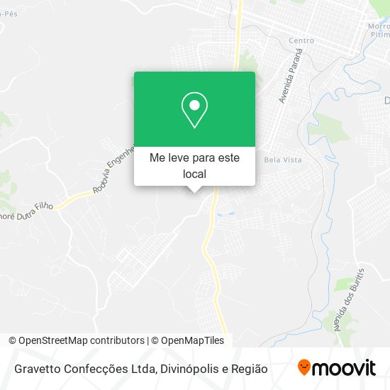 Gravetto Confecções Ltda mapa