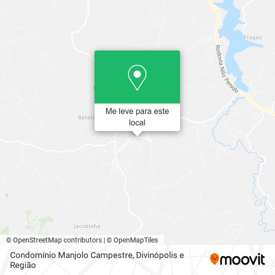 Condomínio Manjolo Campestre mapa