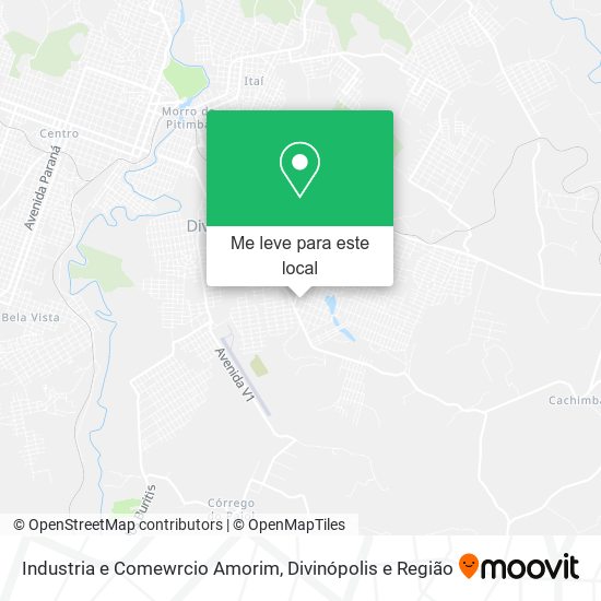 Industria e Comewrcio Amorim mapa