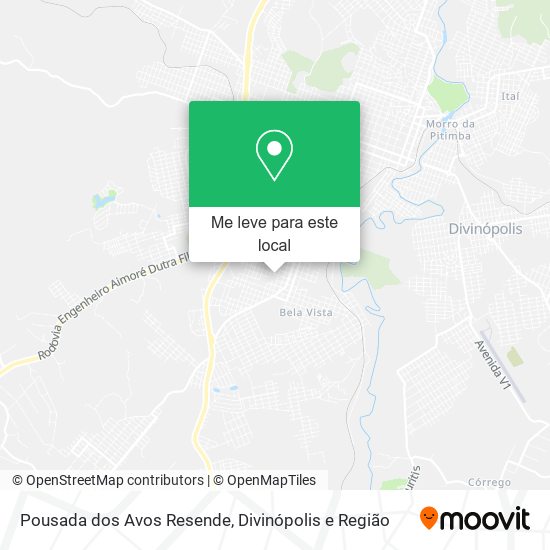 Pousada dos Avos Resende mapa