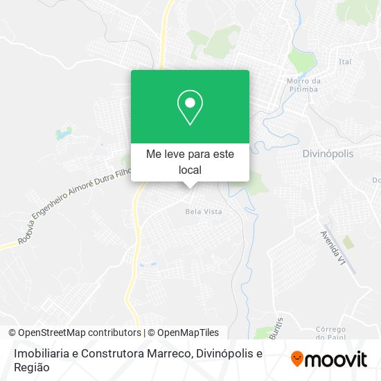 Imobiliaria e Construtora Marreco mapa