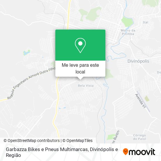 Garbazza Bikes e Pneus Multimarcas mapa