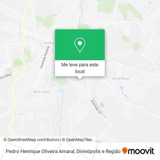 Pedro Henrique Oliveira Amaral mapa