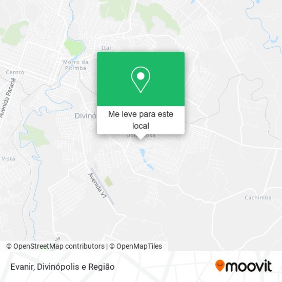 Evanir mapa
