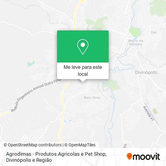 Agrodimas - Produtos Agricolas e Pet Shop mapa