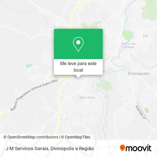 J M Servicos Gerais mapa