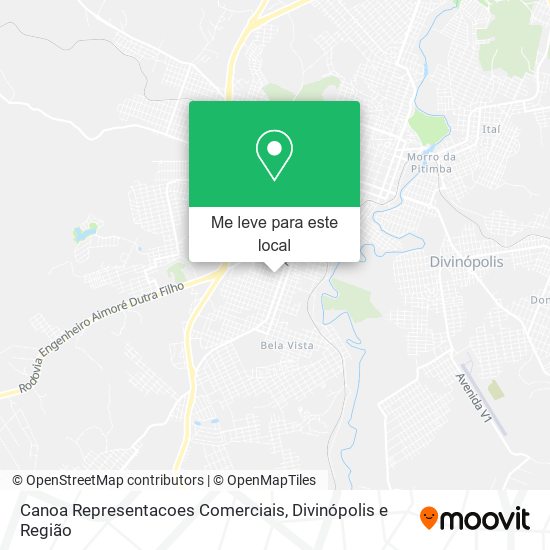 Canoa Representacoes Comerciais mapa