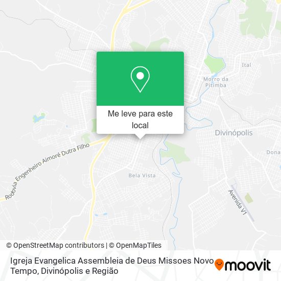 Igreja Evangelica Assembleia de Deus Missoes Novo Tempo mapa