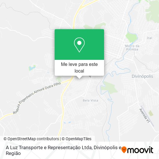 A Luz Transporte e Representação Ltda mapa