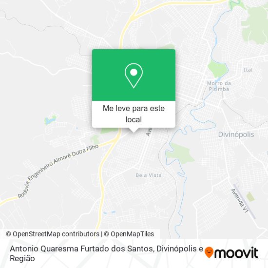 Antonio Quaresma Furtado dos Santos mapa