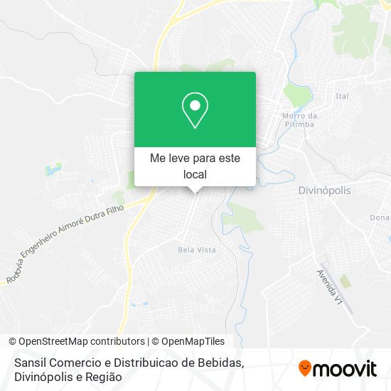 Sansil Comercio e Distribuicao de Bebidas mapa