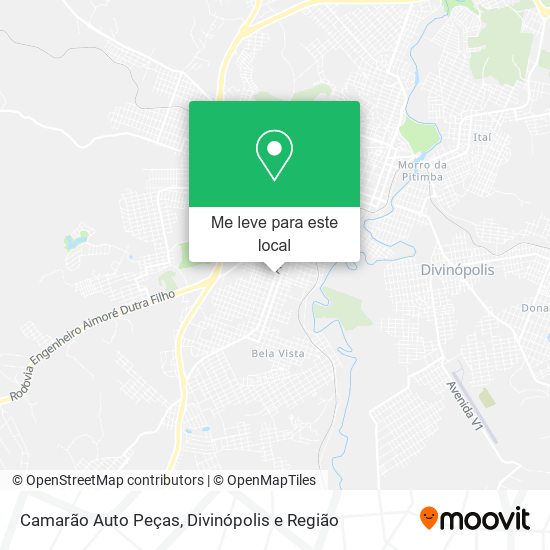 Camarão Auto Peças mapa