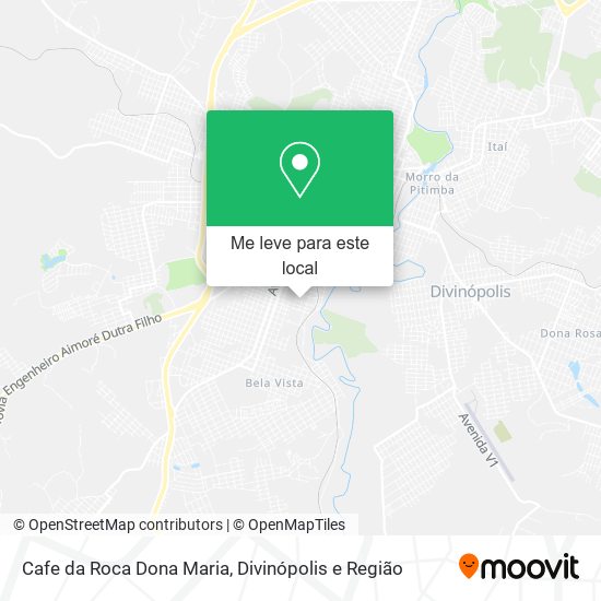 Cafe da Roca Dona Maria mapa