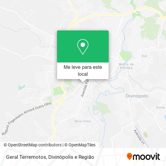 Geral Terremotos mapa