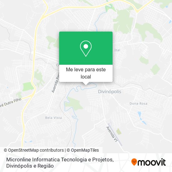 Micronline Informatica Tecnologia e Projetos mapa