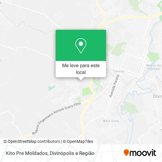 Kito Pre Moldados mapa