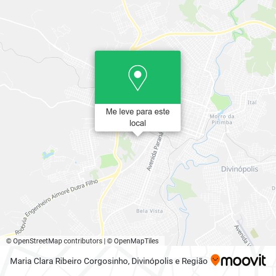 Maria Clara Ribeiro Corgosinho mapa