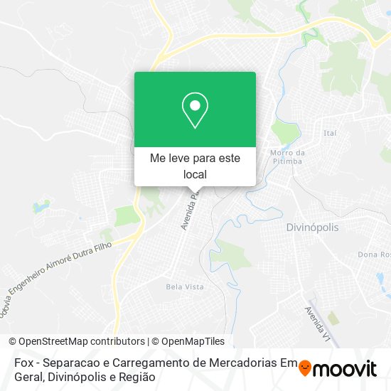 Fox - Separacao e Carregamento de Mercadorias Em Geral mapa