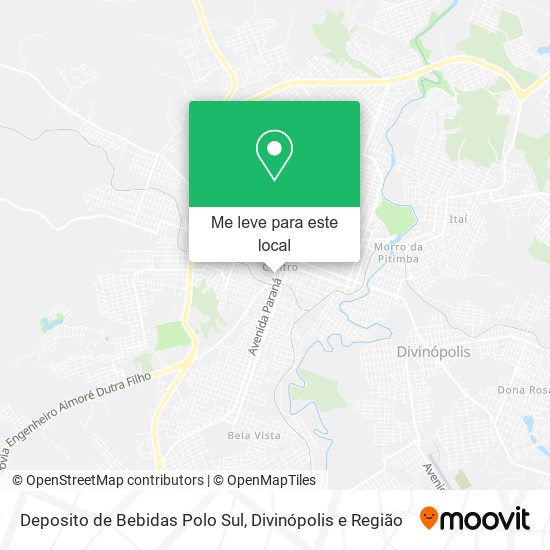 Deposito de Bebidas Polo Sul mapa