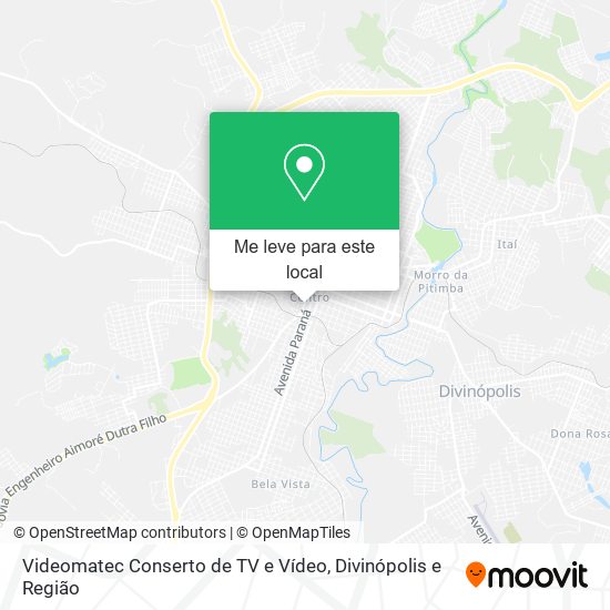 Videomatec Conserto de TV e Vídeo mapa