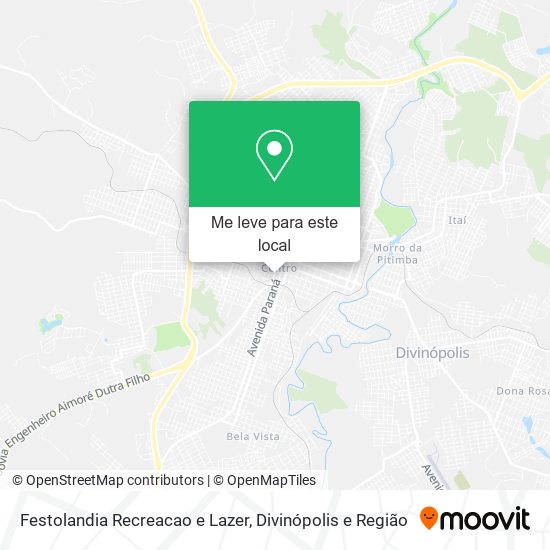 Festolandia Recreacao e Lazer mapa