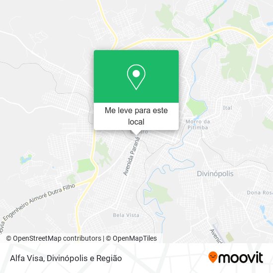 Alfa Visa mapa