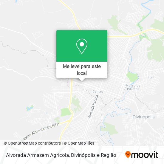 Alvorada Armazem Agricola mapa