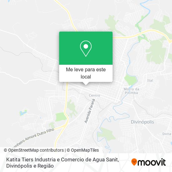 Katita Tiers Industria e Comercio de Agua Sanit mapa