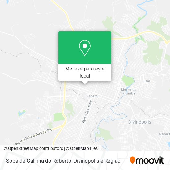 Sopa de Galinha do Roberto mapa