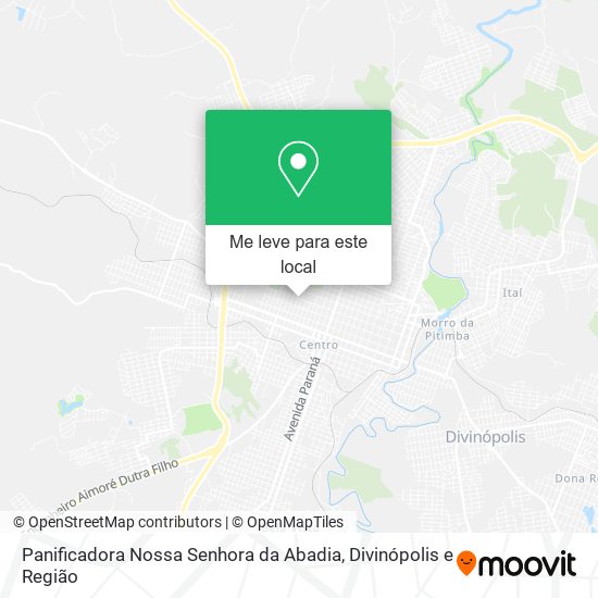 Panificadora Nossa Senhora da Abadia mapa