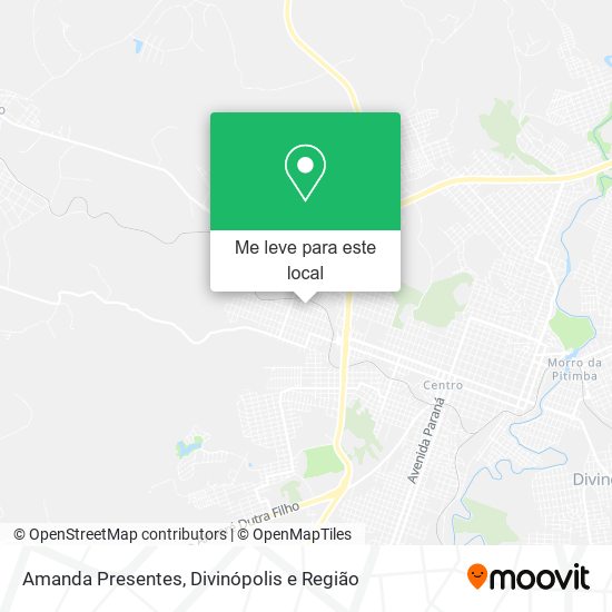 Amanda Presentes mapa